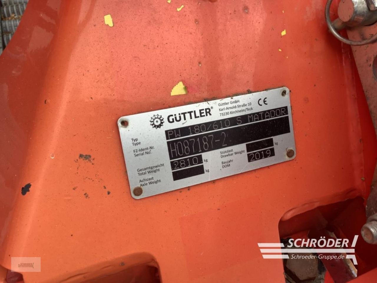 Sonstige Bodenbearbeitungsgeräte des Typs Güttler MATADOR 610-180 + PNEUMATIKSTREUER EPS 5, Gebrauchtmaschine in Wildeshausen (Bild 6)