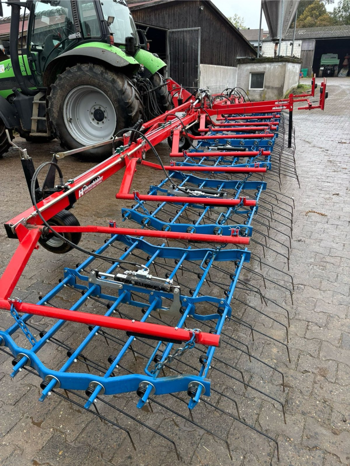 Sonstige Bodenbearbeitungsgeräte Türe ait Hatzenbichler Hackstriegel 12m, Gebrauchtmaschine içinde Gedern (resim 3)