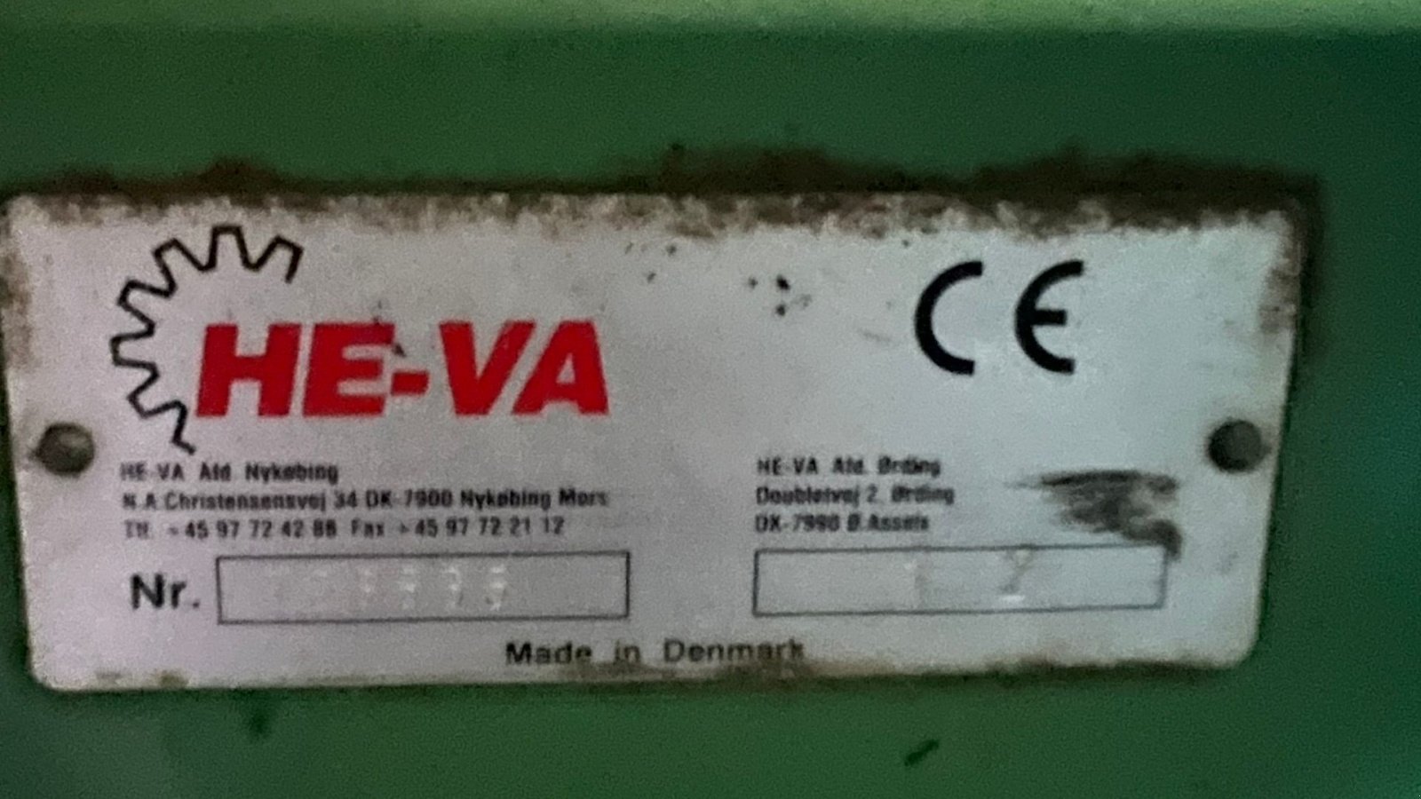 Sonstige Bodenbearbeitungsgeräte typu HE-VA Frontpakker, Gebrauchtmaschine v Brønderslev (Obrázek 6)