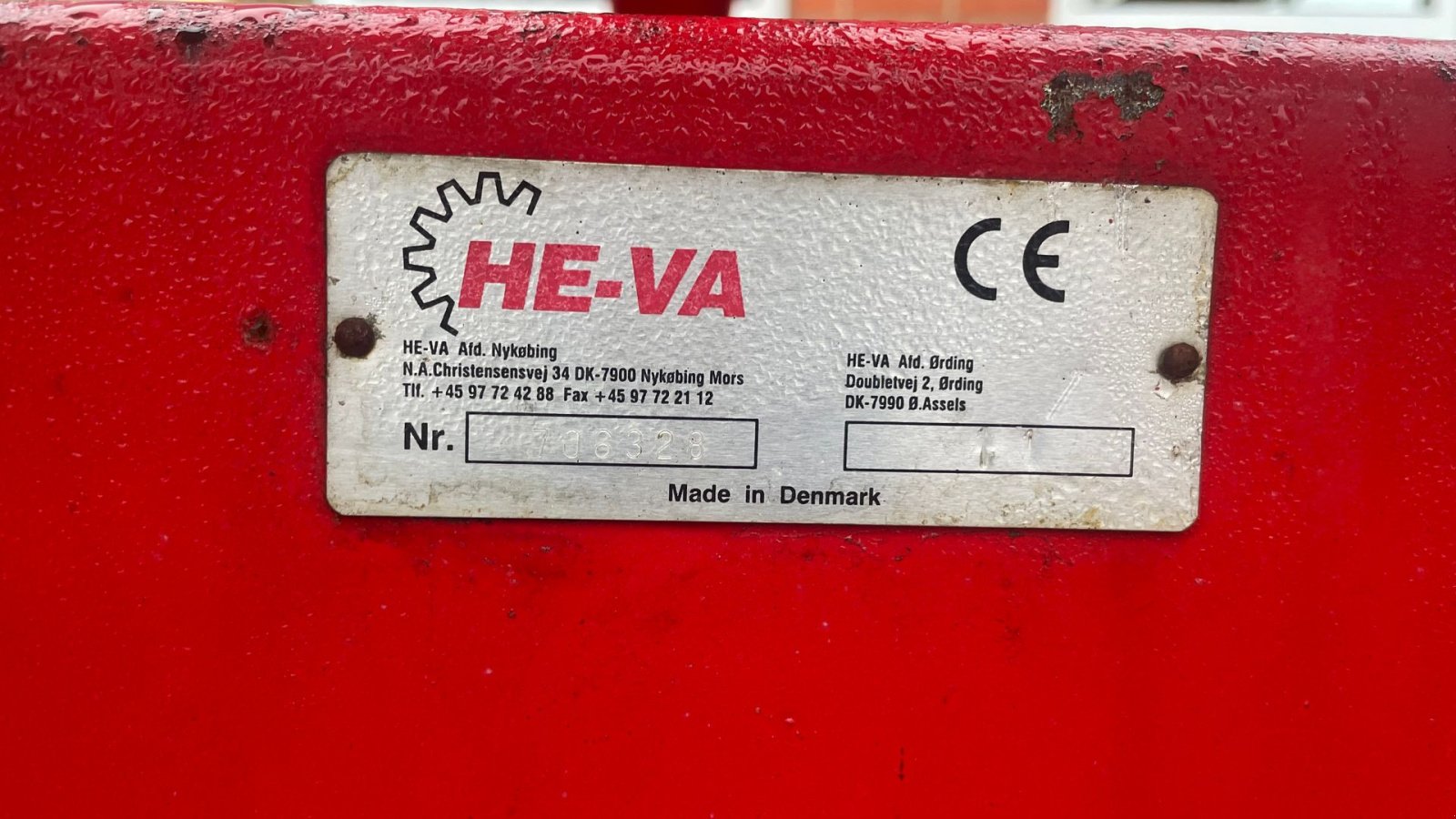 Sonstige Bodenbearbeitungsgeräte от тип HE-VA Frontpakker, Gebrauchtmaschine в Roslev (Снимка 3)