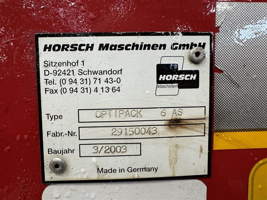 Sonstige Bodenbearbeitungsgeräte typu Horsch optipack 600, AS Med APV ES 100 M3 Spreder, Gebrauchtmaschine v Haderup (Obrázek 17)