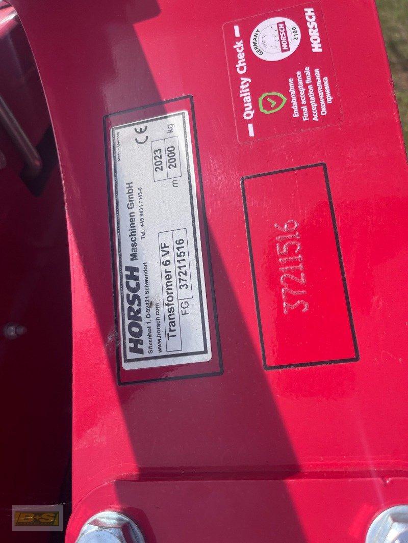 Sonstige Bodenbearbeitungsgeräte del tipo Horsch TRANSFORMER 6 VF, Neumaschine In Neustadt Dosse (Immagine 2)
