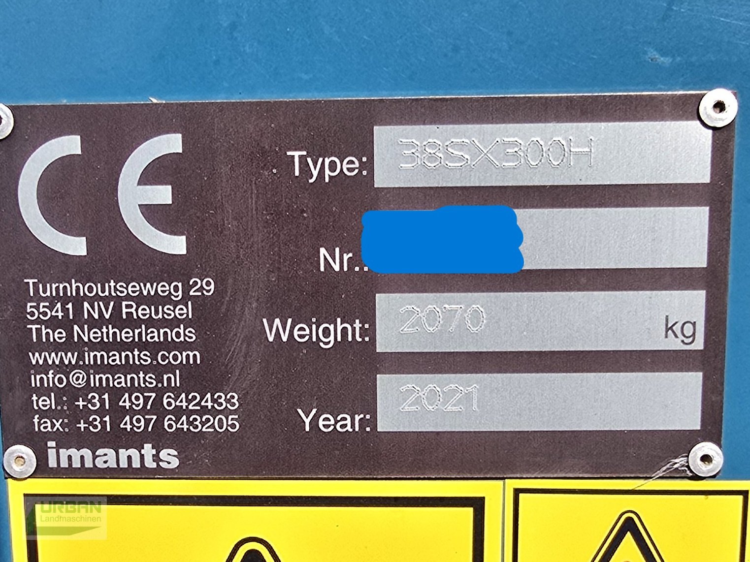 Sonstige Bodenbearbeitungsgeräte des Typs Imants 38SX300H, Gebrauchtmaschine in Rimbach (Bild 11)