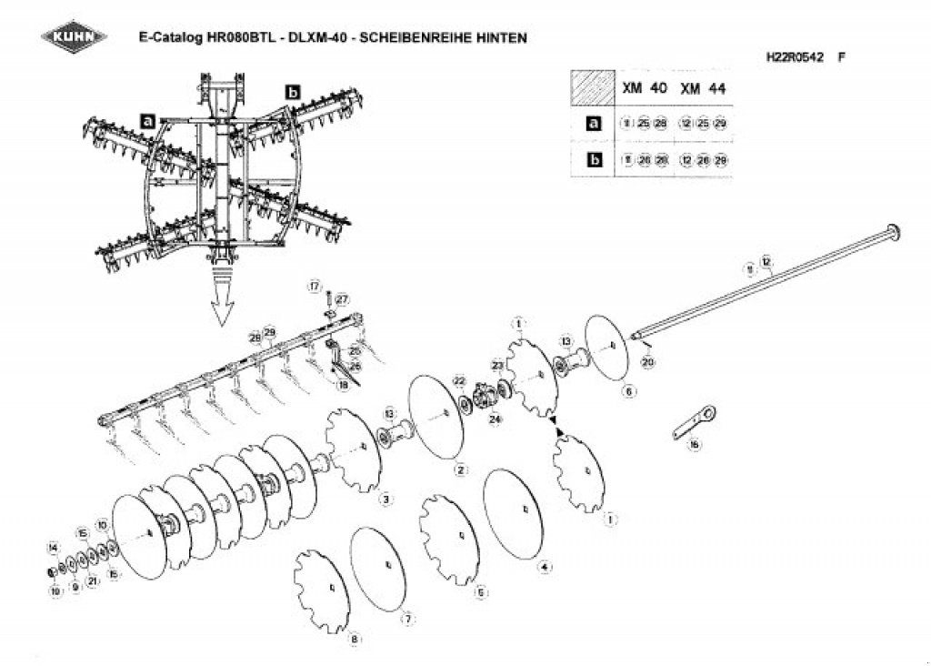 Sonstige Bodenbearbeitungsgeräte des Typs Kuhn Scheiben gezackt und rund, Neumaschine in Sittensen (Bild 1)