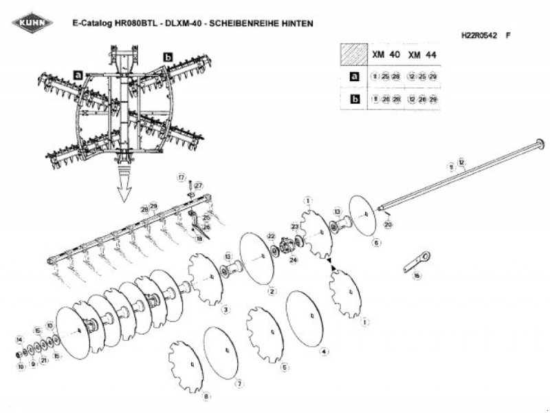 Sonstige Bodenbearbeitungsgeräte des Typs Kuhn Scheiben gezackt und rund, Neumaschine in Sittensen (Bild 1)