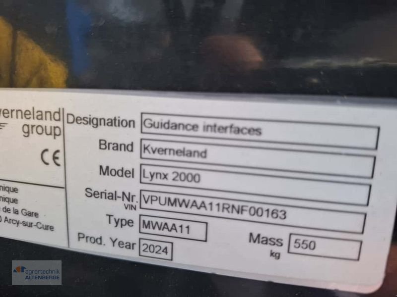 Sonstige Bodenbearbeitungsgeräte typu Kverneland Lynx 2000 + Onyx 3064, Vorführmaschine w Altenberge (Zdjęcie 11)