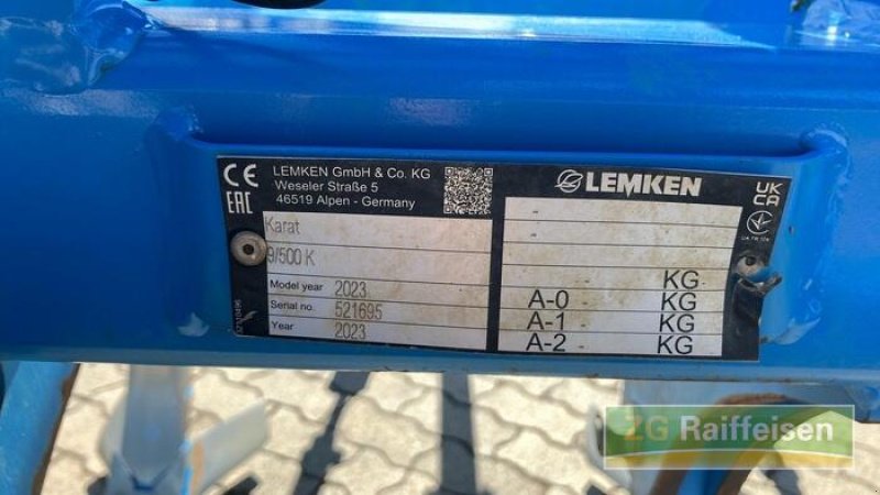 Sonstige Bodenbearbeitungsgeräte des Typs Lemken Karat 9/500 K, Gebrauchtmaschine in Bühl (Bild 10)