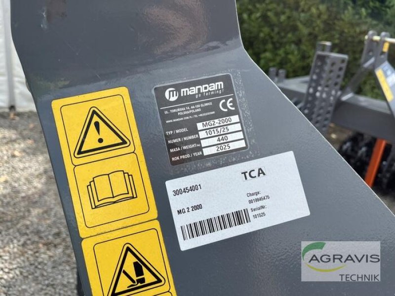 Sonstige Bodenbearbeitungsgeräte des Typs Mandam MG 2 2000, Neumaschine in Raesfeld (Bild 5)