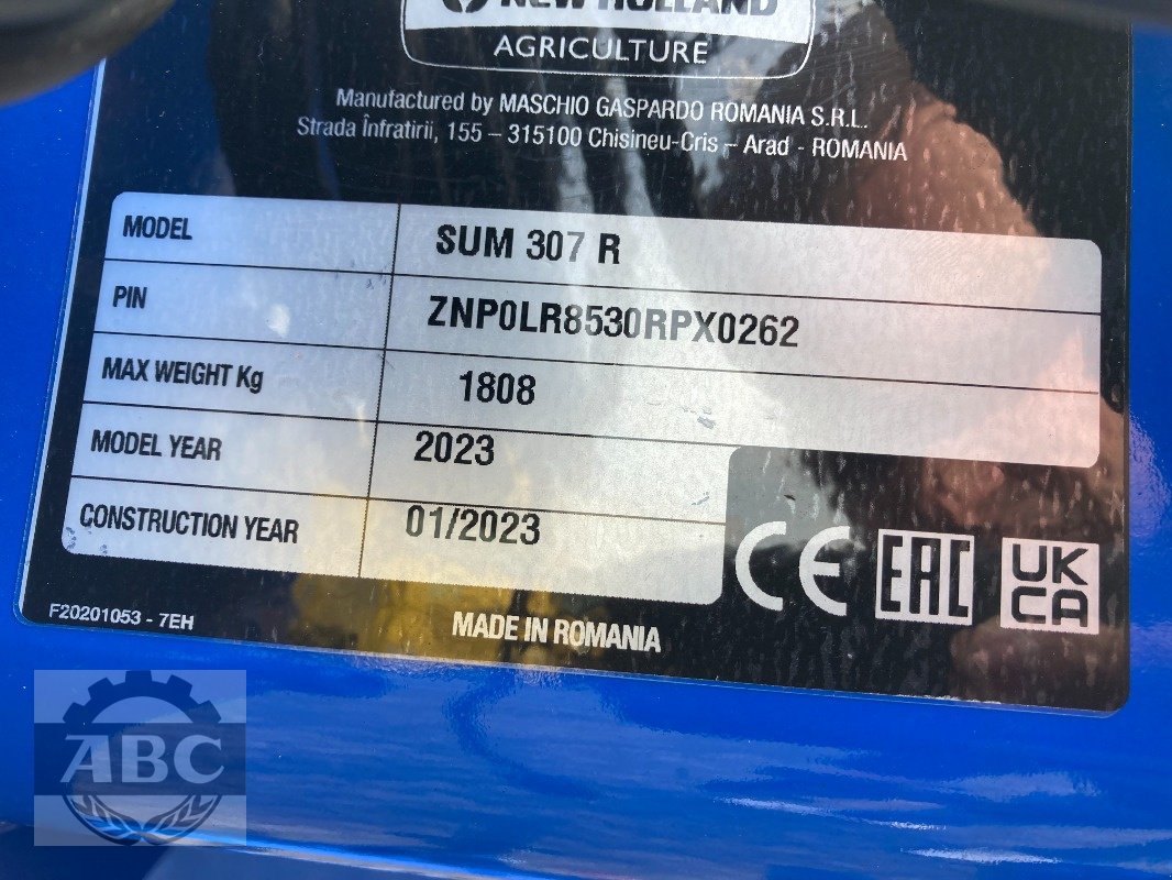 Sonstige Bodenbearbeitungsgeräte tipa New Holland SUM 307 R, Neumaschine u Lindern (Oldenburg) (Slika 13)