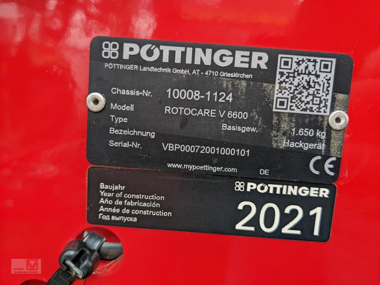 Sonstige Bodenbearbeitungsgeräte a típus Pöttinger Rotocare V 6600, Gebrauchtmaschine ekkor: Bonndorf (Kép 5)