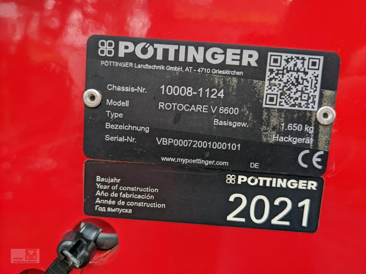 Sonstige Bodenbearbeitungsgeräte des Typs Pöttinger Rotocare V 6600, Vorführmaschine in Bonndorf (Bild 5)