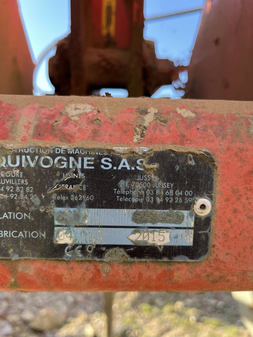 Sonstige Bodenbearbeitungsgeräte от тип Quivogne SS5, Gebrauchtmaschine в MALESTROIT (Снимка 5)