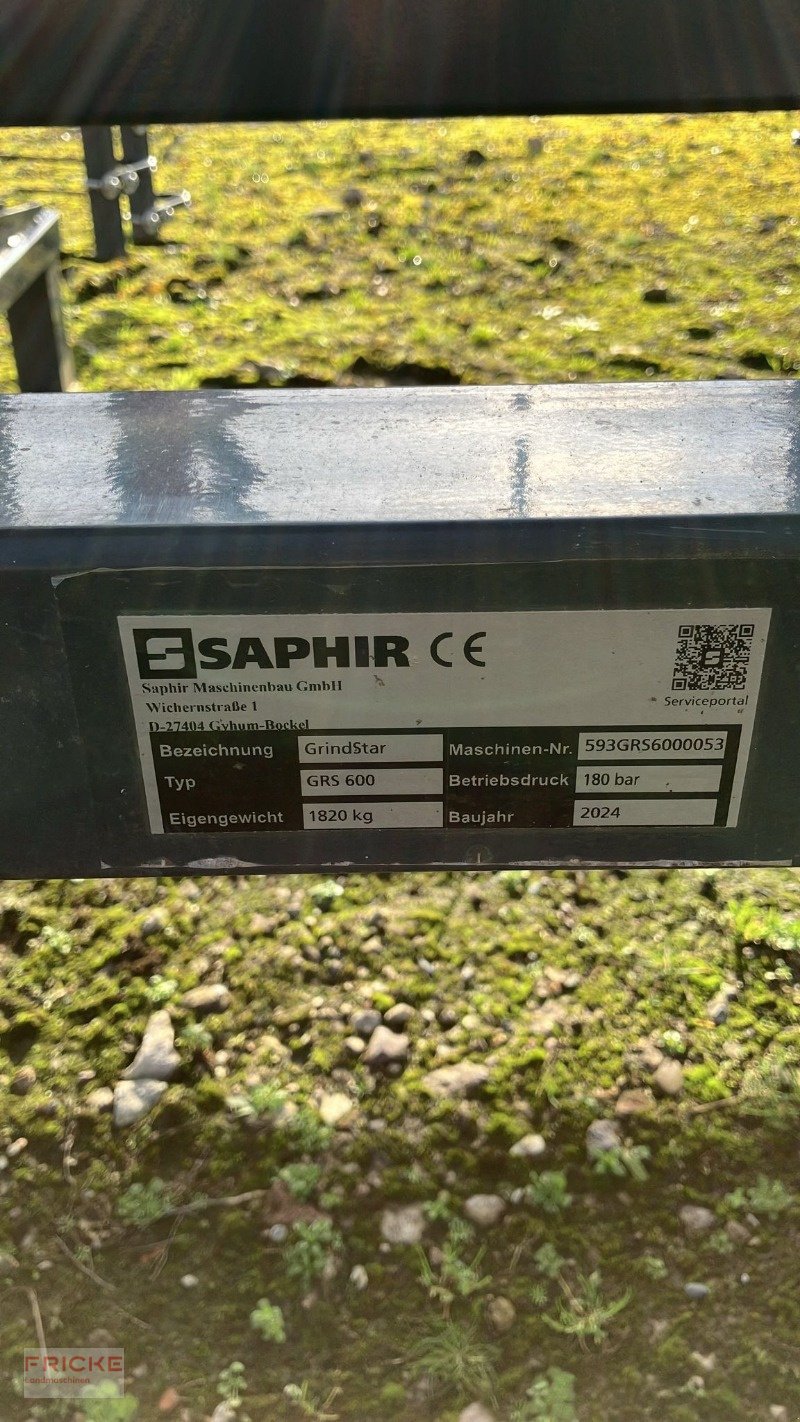 Sonstige Bodenbearbeitungsgeräte des Typs Saphir GrindStar 600, Neumaschine in Bockel - Gyhum (Bild 2)