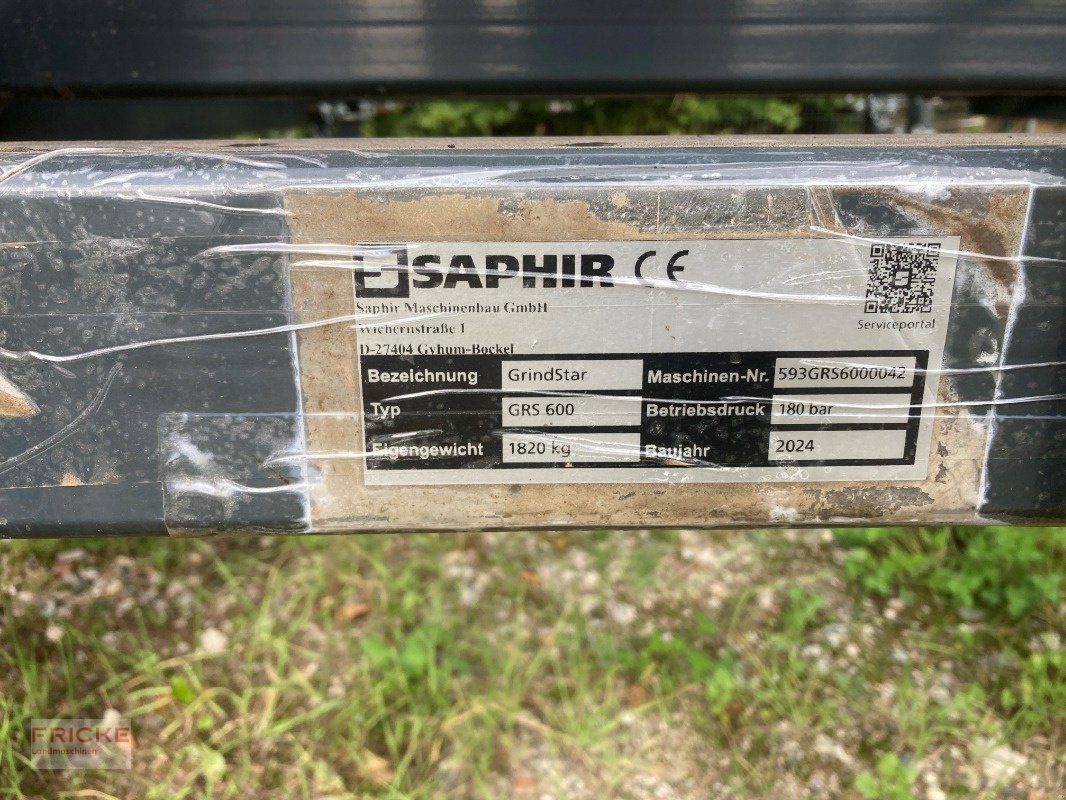 Sonstige Bodenbearbeitungsgeräte tipa Saphir GrindStar 600, Gebrauchtmaschine u Bockel - Gyhum (Slika 5)