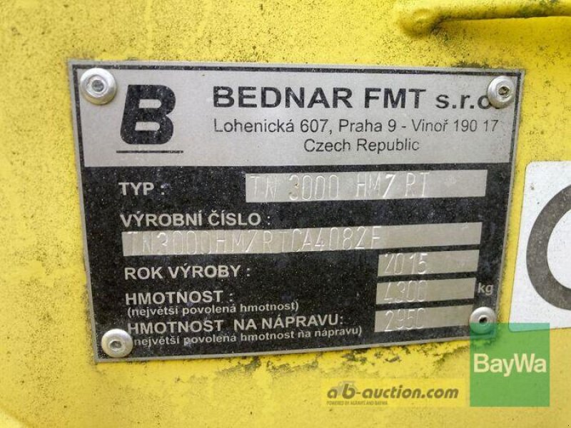 Sonstige Bodenbearbeitungsgeräte tipa Sonstige BEDNAR TN 3000 HM7RT, Gebrauchtmaschine u Giebelstadt (Slika 11)