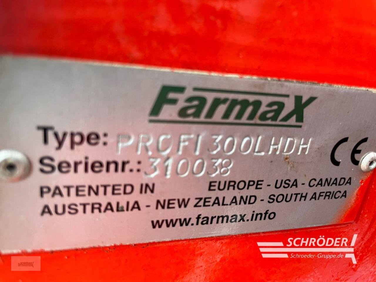 Sonstige Bodenbearbeitungsgeräte typu Sonstige FARMAX - PROFI 3000 LHDH, Gebrauchtmaschine w Wildeshausen (Zdjęcie 10)