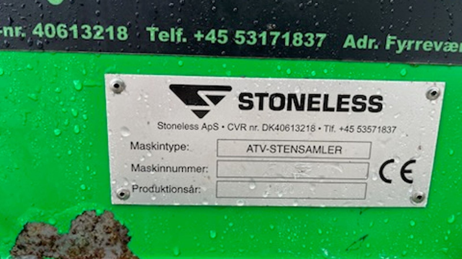 Sonstige Bodenbearbeitungsgeräte типа Sonstige Stensamler, Gebrauchtmaschine в Vojens (Фотография 5)