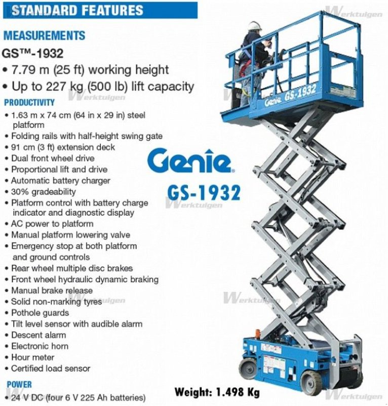 Sonstige Bühnen des Typs Genie GS1932 ( 7,8m ) NEUE BATTERIEN - NEUES PRÜFBUCH, Gebrauchtmaschine in St. Nikolai ob Draßling (Bild 16)