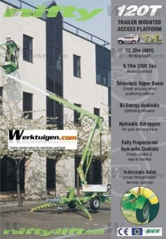 Sonstige Bühnen typu Niftylift 120T Anhängerbühne 12 Meter!, Gebrauchtmaschine v St. Nikolai ob Draßling (Obrázok 15)