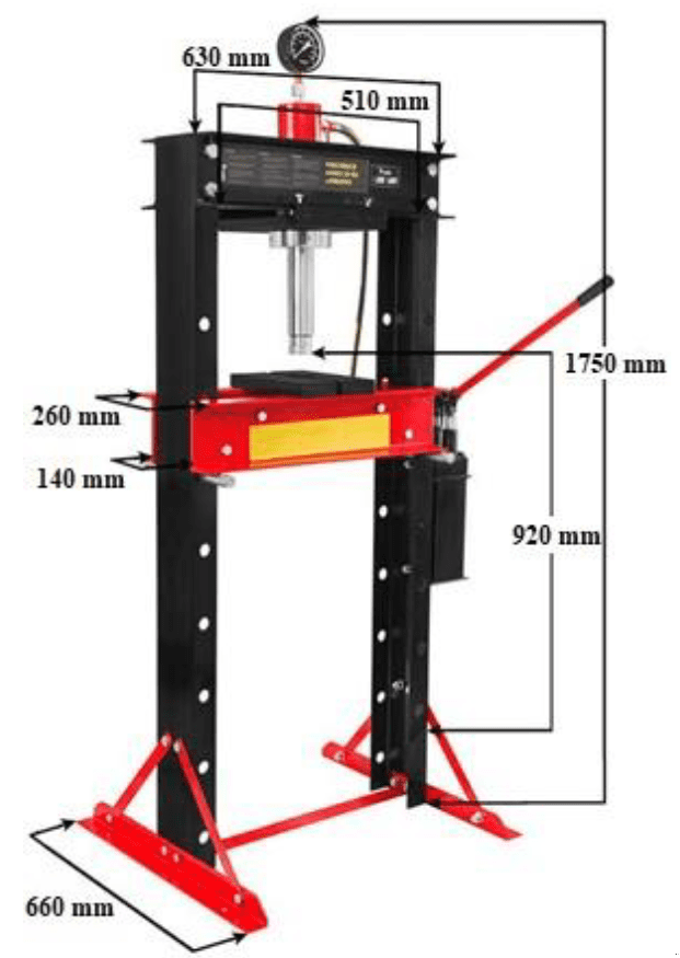 Sonstige Bühnen of the type Redats Hydraulisch-pneumatische Werkstattpresse 30t H-380P, Neumaschine in mixnitz (Picture 2)