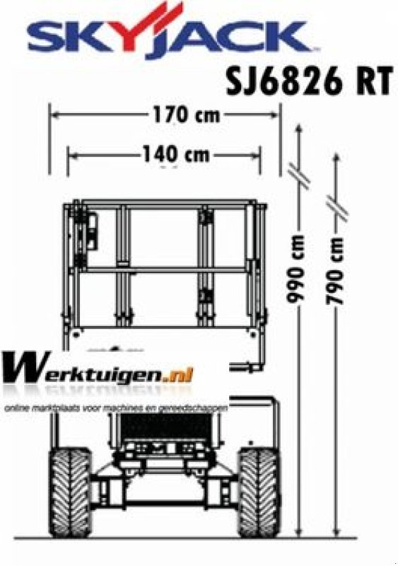 Sonstige Bühnen типа Skyjack SJ 6826RT Diesel Allrad Scherenbühne 10 Meter, Gebrauchtmaschine в St. Nikolai ob Draßling (Фотография 17)