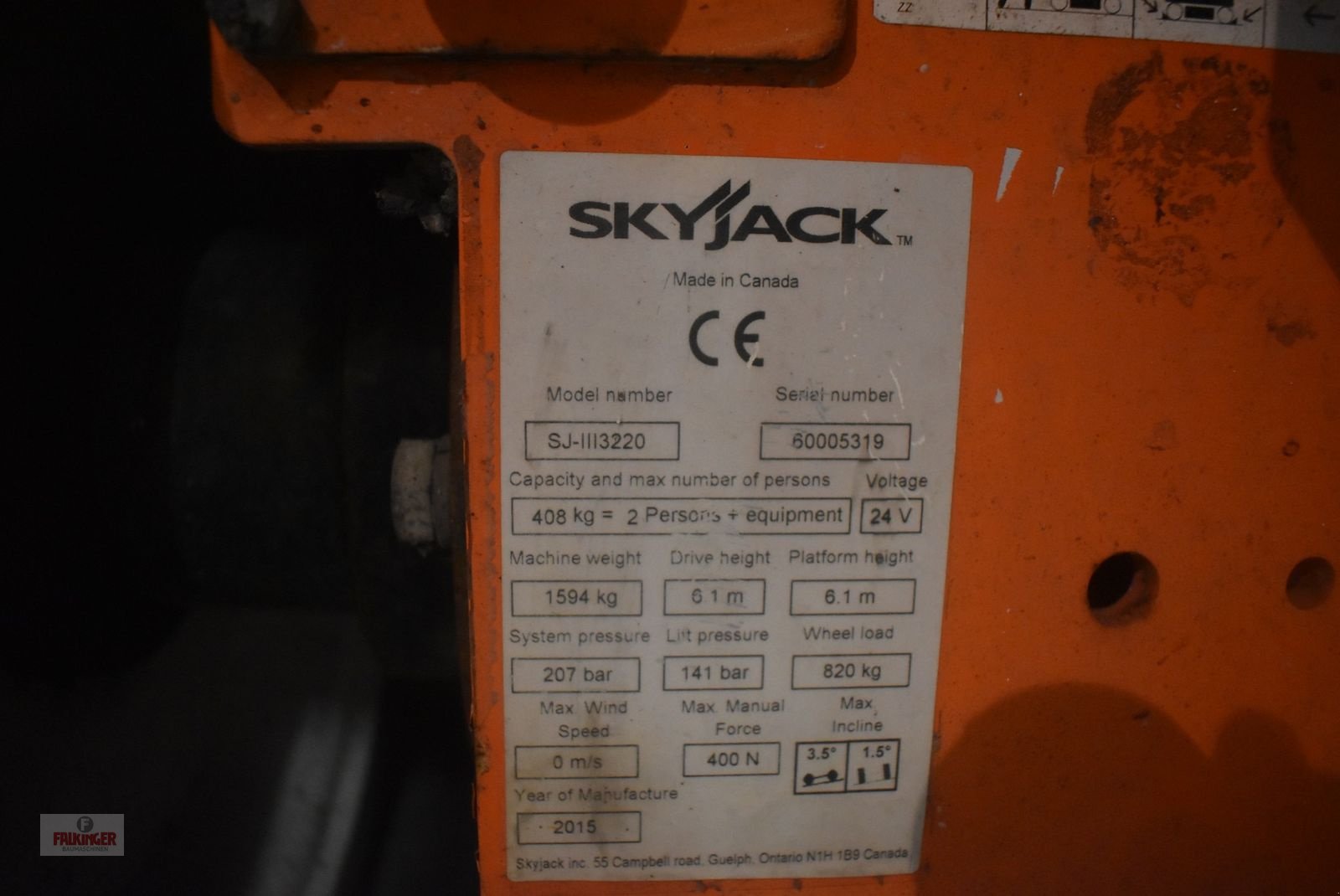 Sonstige Bühnen of the type Skyjack SJ-III 3220, Gebrauchtmaschine in Putzleinsdorf (Picture 9)