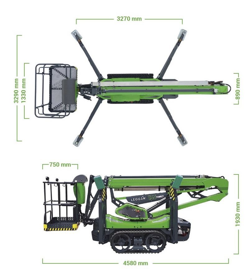 Sonstige Bühnen van het type Sonstige Leguan Lifts 135 NEO Hubarbeitsbühne, Neumaschine in Waidhofen an der Thaya (Foto 3)