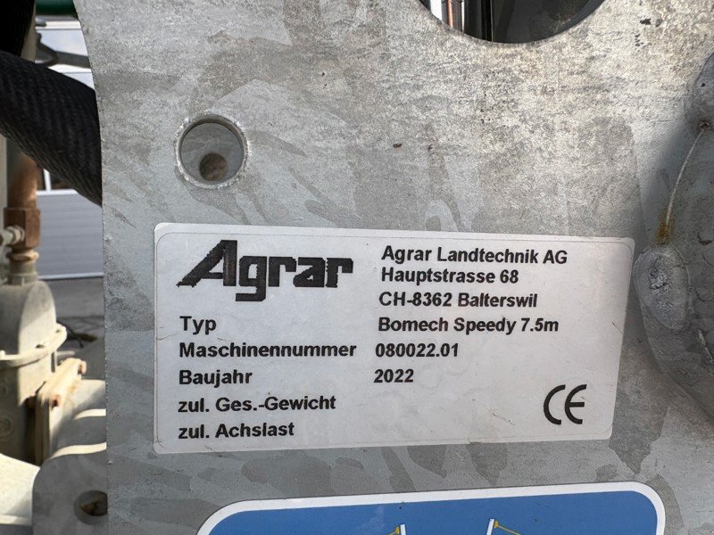 Sonstige Düngung & Pflanzenschutztechnik a típus Agrar Schneider Swissline 8000D, Gebrauchtmaschine ekkor: Balterswil (Kép 7)