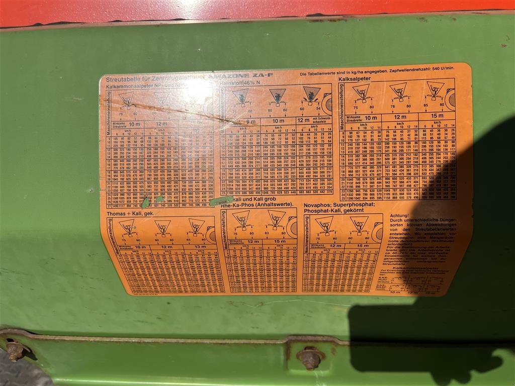 Sonstige Düngung & Pflanzenschutztechnik des Typs Amazone ZA-F 1003 Gødning/salt spreder, Gebrauchtmaschine in Rønnede (Bild 11)
