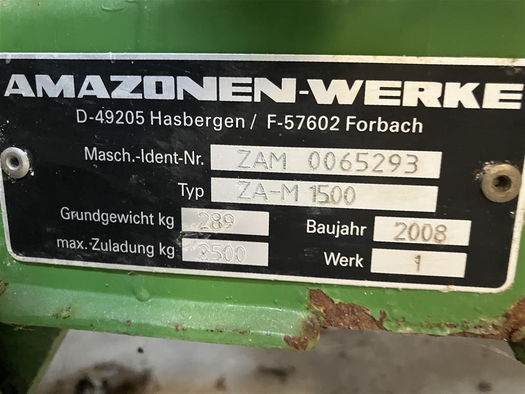 Sonstige Düngung & Pflanzenschutztechnik des Typs Amazone ZA-M 1500  Meget god stand!, Gebrauchtmaschine in Rødekro (Bild 10)