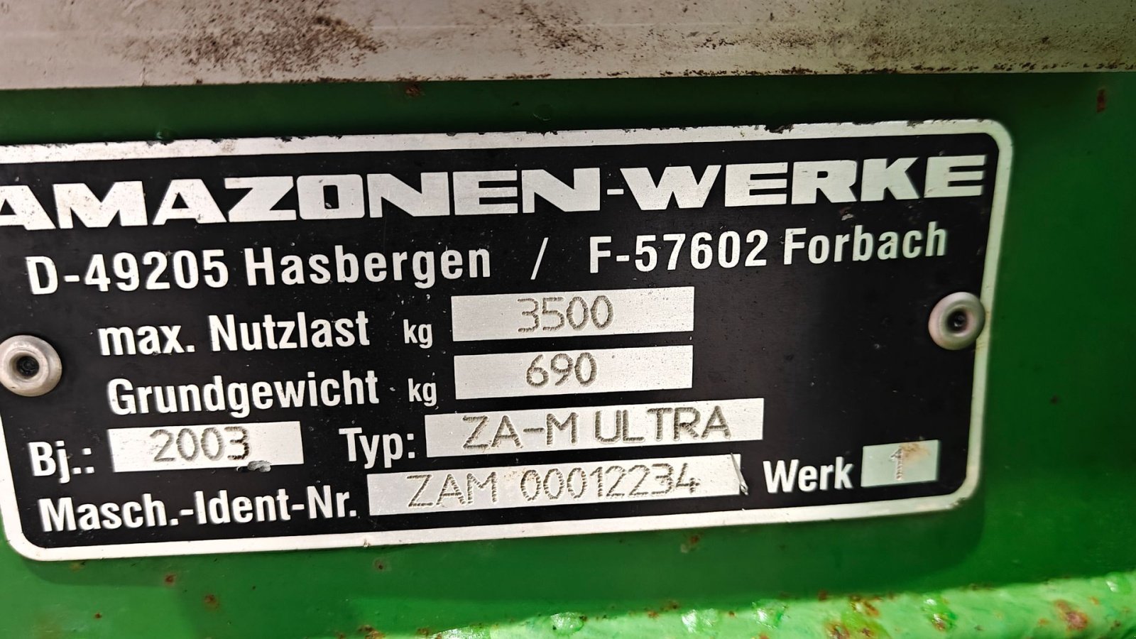 Sonstige Düngung & Pflanzenschutztechnik del tipo Amazone ZA-M 2300 Ultra Profis, Gebrauchtmaschine In Holstebro (Immagine 5)