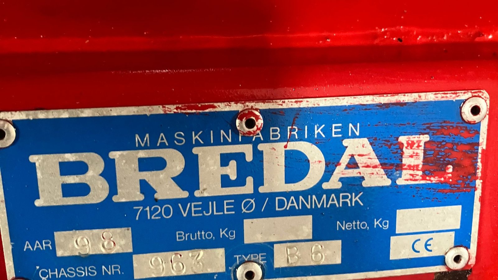 Sonstige Düngung & Pflanzenschutztechnik typu Bredal B 6, Gebrauchtmaschine v Bredsten (Obrázek 11)