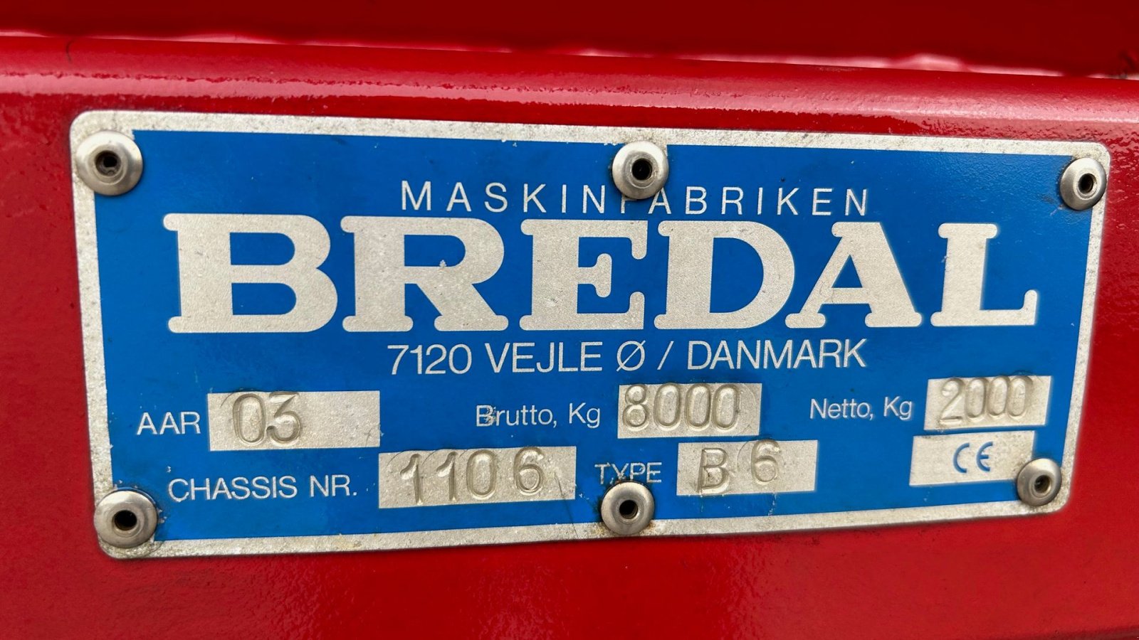 Sonstige Düngung & Pflanzenschutztechnik of the type Bredal B 6, Gebrauchtmaschine in Thorsø (Picture 18)