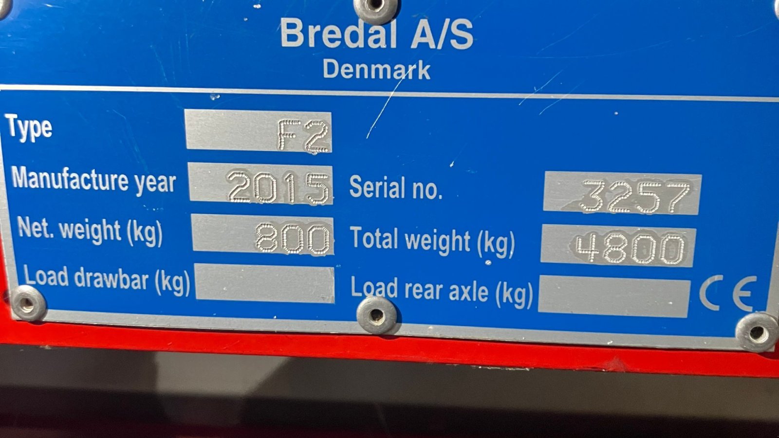 Sonstige Düngung & Pflanzenschutztechnik typu Bredal F2 4000 Bredal F2, Gebrauchtmaschine w Glamsbjerg (Zdjęcie 3)