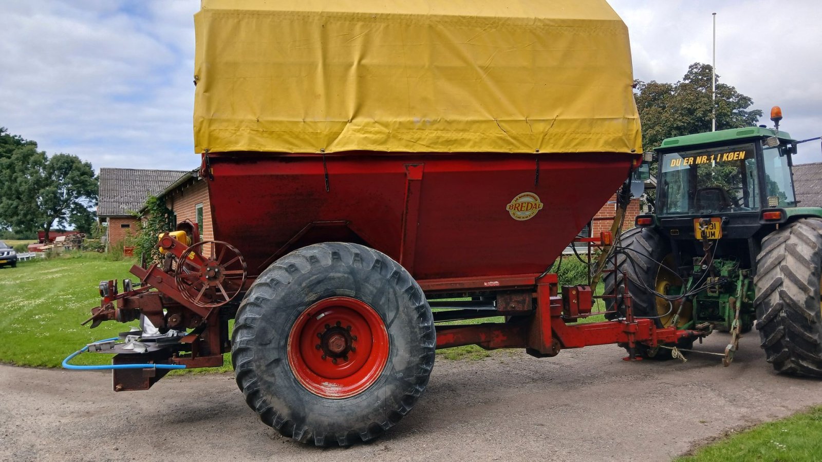 Sonstige Düngung & Pflanzenschutztechnik typu Bredal K105 med hydraulisk tag affjedret træk, Gebrauchtmaschine v Brædstrup (Obrázek 6)