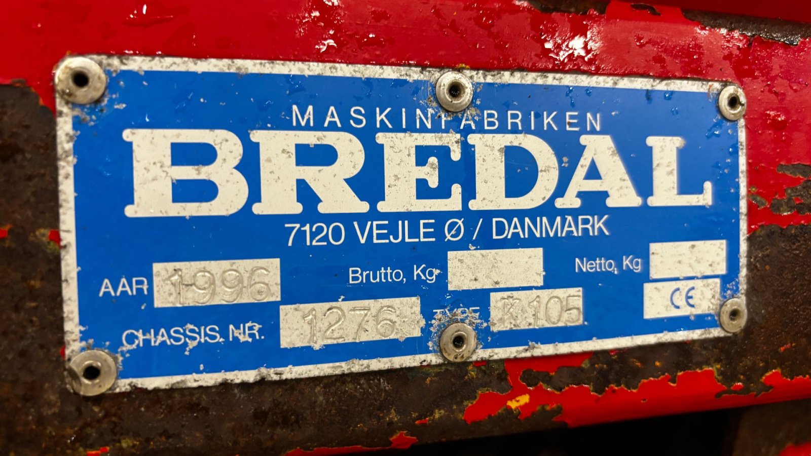 Sonstige Düngung & Pflanzenschutztechnik Türe ait Bredal K105, Gebrauchtmaschine içinde Haderup (resim 11)