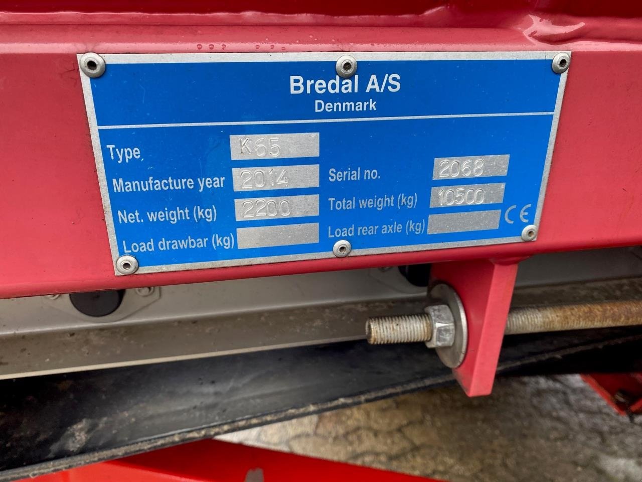 Sonstige Düngung & Pflanzenschutztechnik типа Bredal K65, Gebrauchtmaschine в Suldrup (Фотография 4)