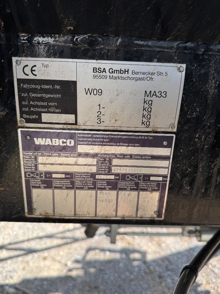 Sonstige Düngung & Pflanzenschutztechnik του τύπου BSA PTW 12500 Farmerline, Ausstellungsmaschine σε Luzern (Φωτογραφία 8)