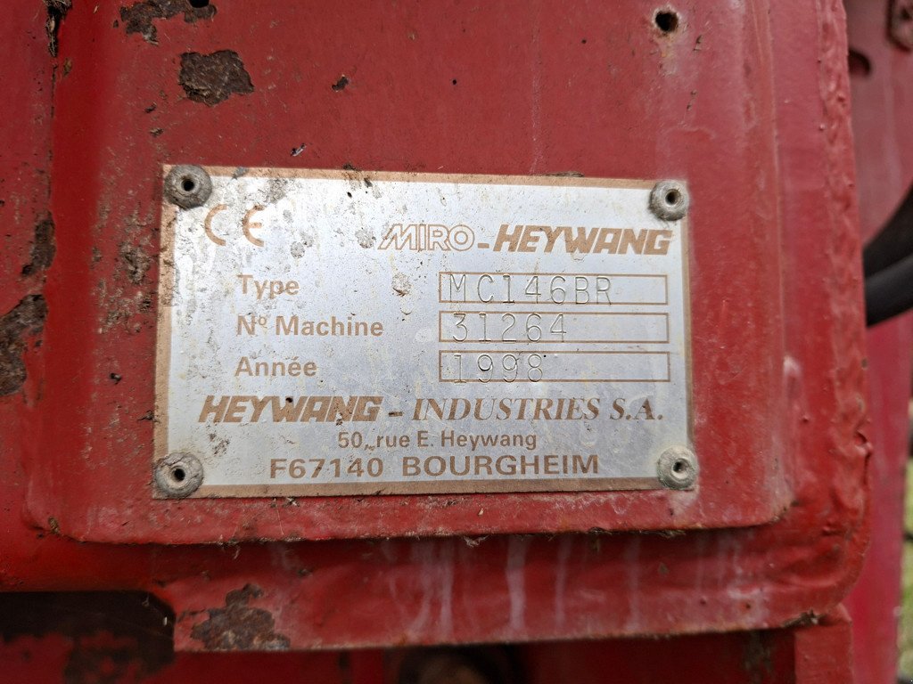 Sonstige Düngung & Pflanzenschutztechnik типа Heywang MC 146 BR Kompoststreuer, Gebrauchtmaschine в Chur (Фотография 11)