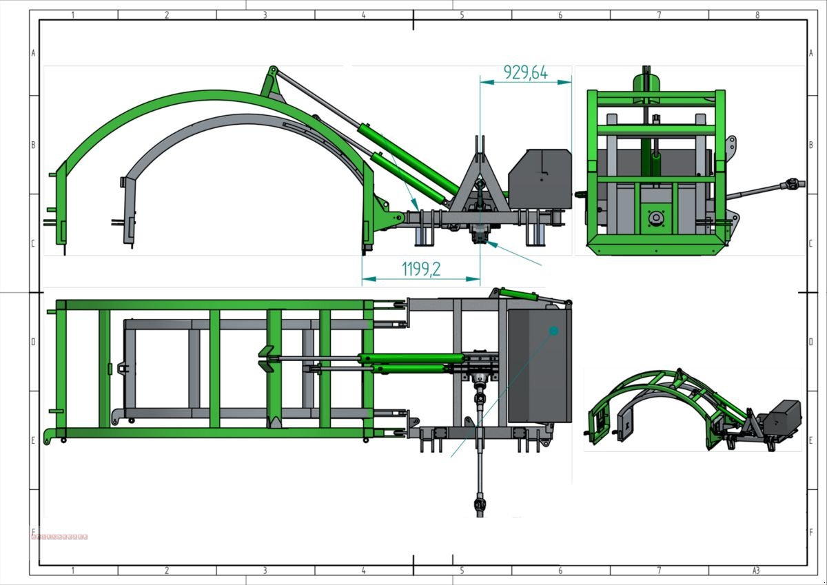 Sonstige Düngung & Pflanzenschutztechnik du type Sonstige Kompostwender TG 233 3-PUNKT WENDEMASCHINE, Gebrauchtmaschine en Tarsdorf (Photo 2)