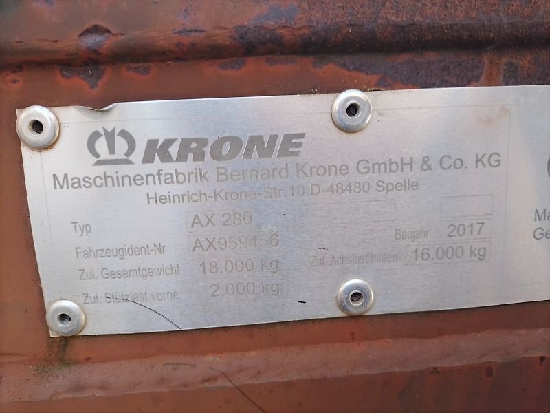 Sonstige Ersatzteile typu Krone Scheidewerk AX 280 BJ 2017 wenig Betriebsstunden, gebraucht v Fürstenstein (Obrázok 6)