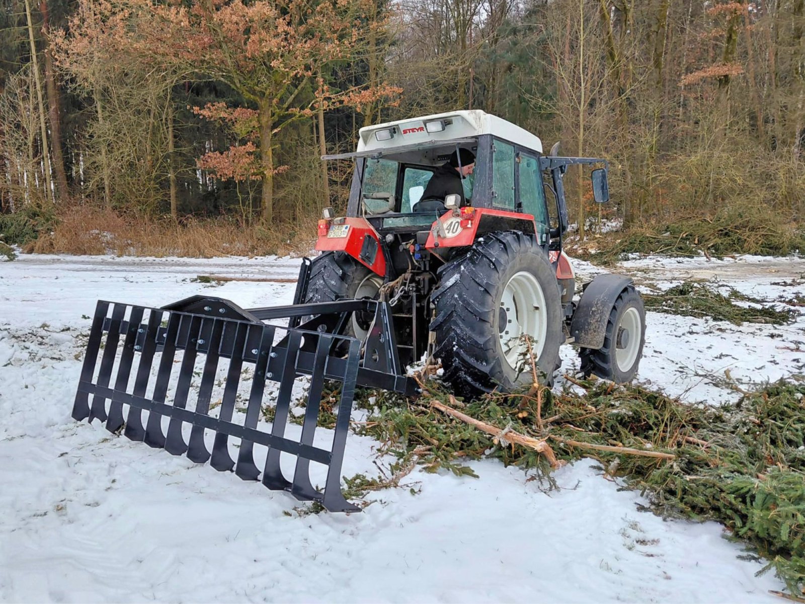 Sonstige Forsttechnik типа BMF Reisigrechen 2450 mm für Schlepperanbau, Neumaschine в Nittenau (Фотография 3)
