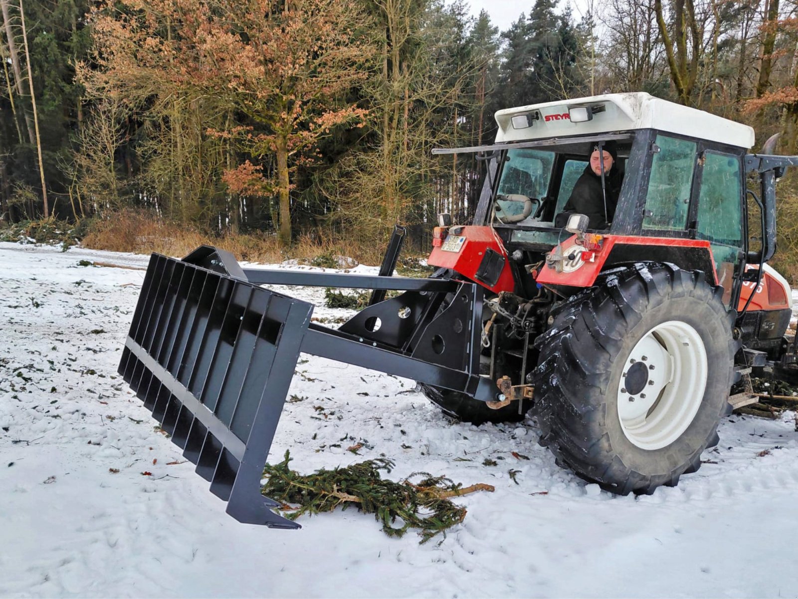 Sonstige Forsttechnik типа BMF Reisigrechen 2450 mm für Schlepperanbau, Neumaschine в Nittenau (Фотография 4)