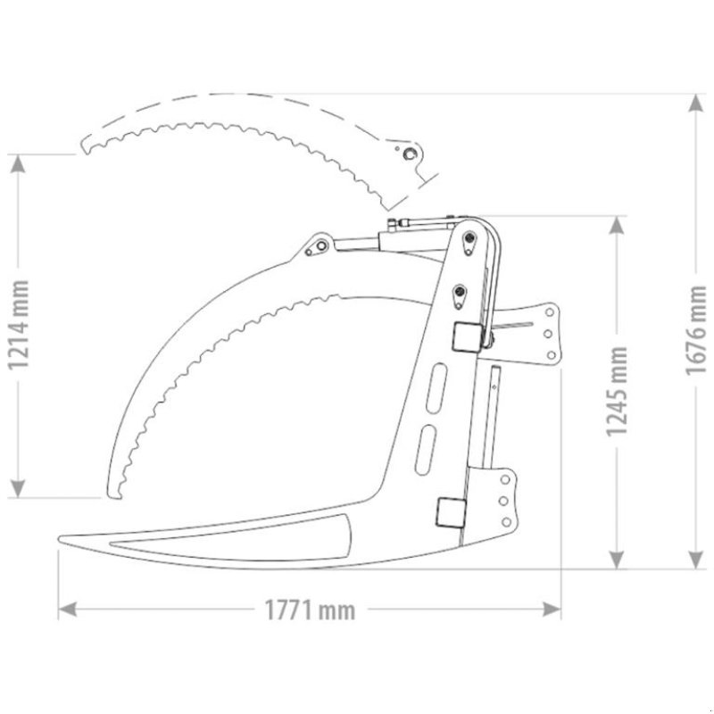 Sonstige Forsttechnik typu FK Machinery Rod Greb URTR, Gebrauchtmaschine v Vinderup (Obrázek 2)