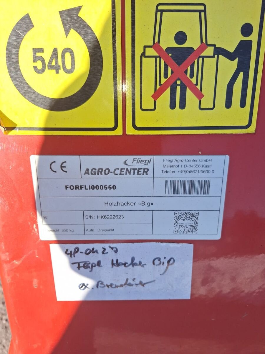 Sonstige Forsttechnik Türe ait Fliegl Holzhacker Big, Gebrauchtmaschine içinde Tamsweg (resim 2)