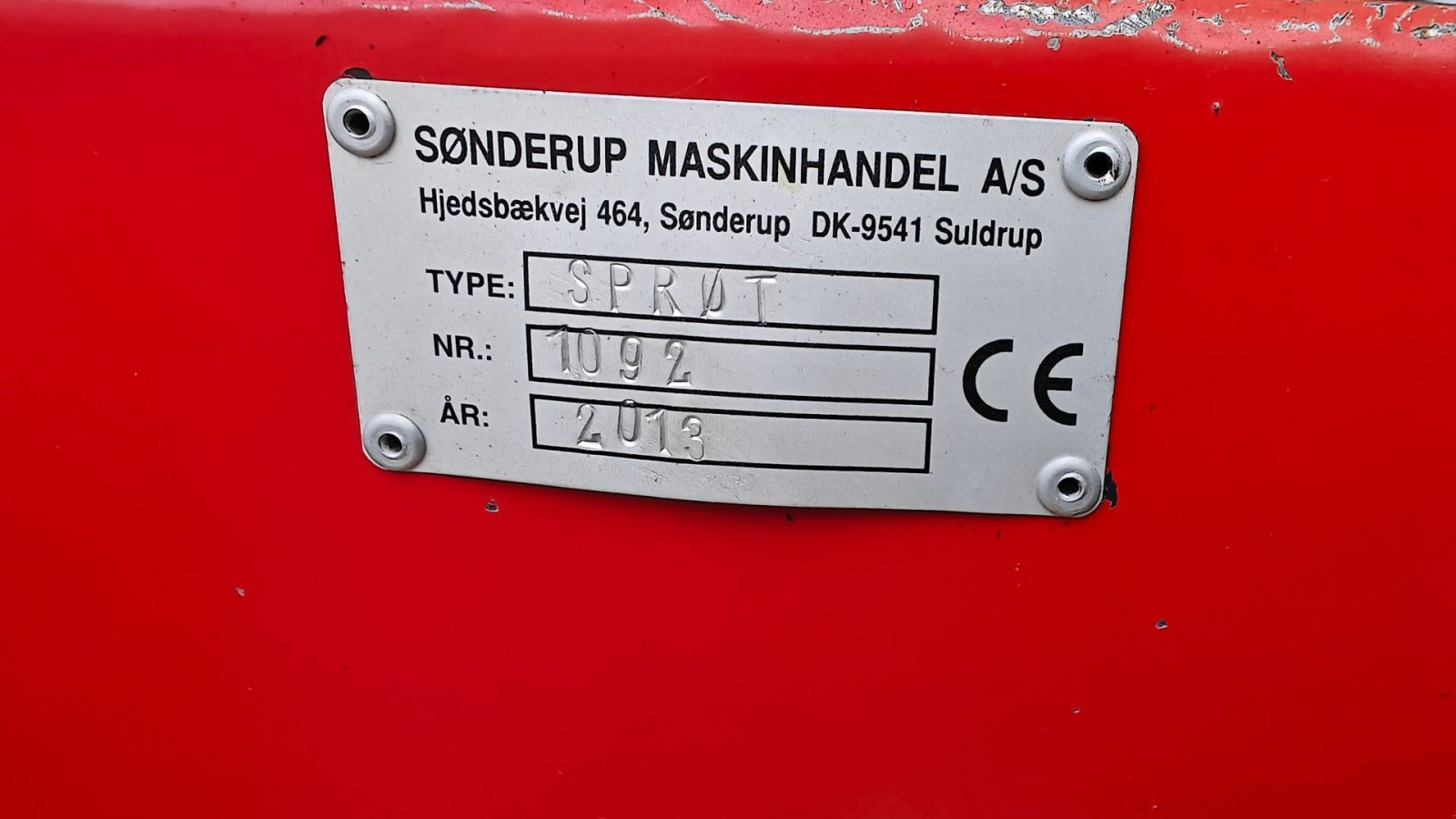 Sonstige Forsttechnik Türe ait Fort & Pegoraro Sprøjte Sprøjte med bom, Gebrauchtmaschine içinde Holstebro (resim 5)