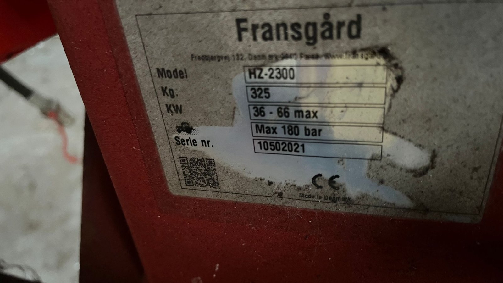 Sonstige Forsttechnik za tip Fransgard HZ-2300, Gebrauchtmaschine u Grenaa (Slika 3)