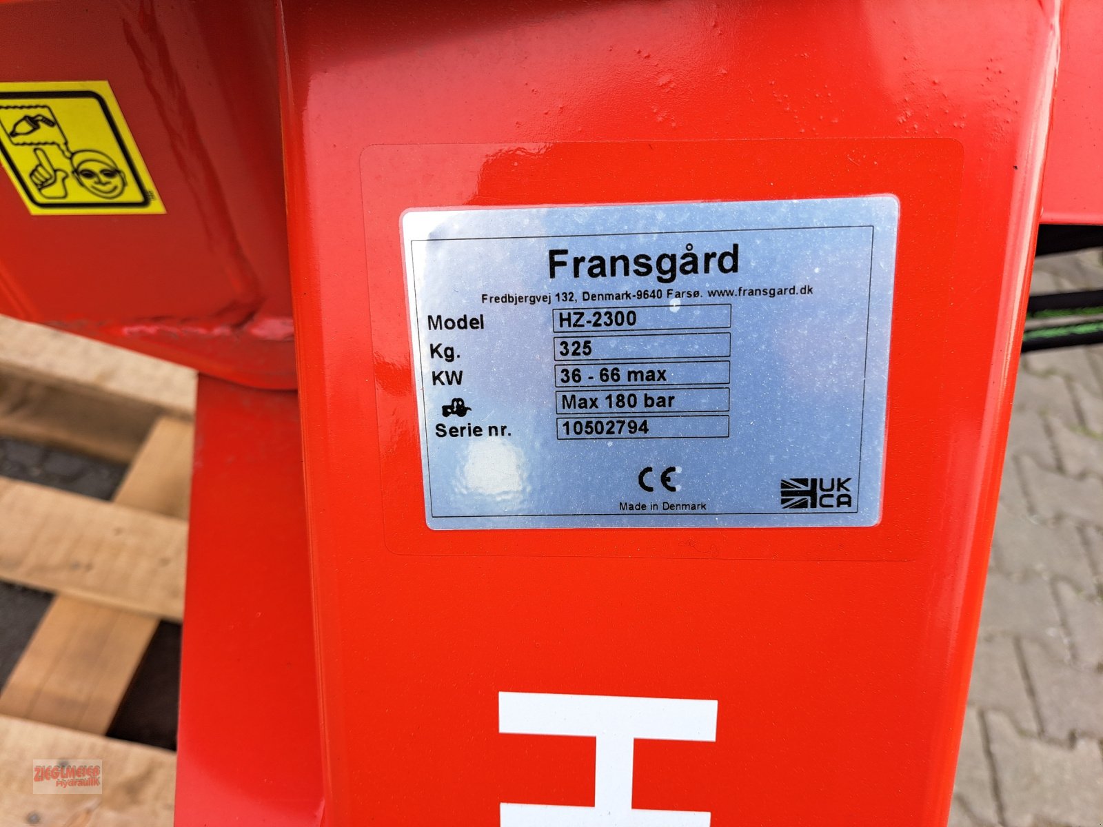 Sonstige Forsttechnik Türe ait Fransgard HZ 2300, Neumaschine içinde Rottenburg a.d. Laaber (resim 5)