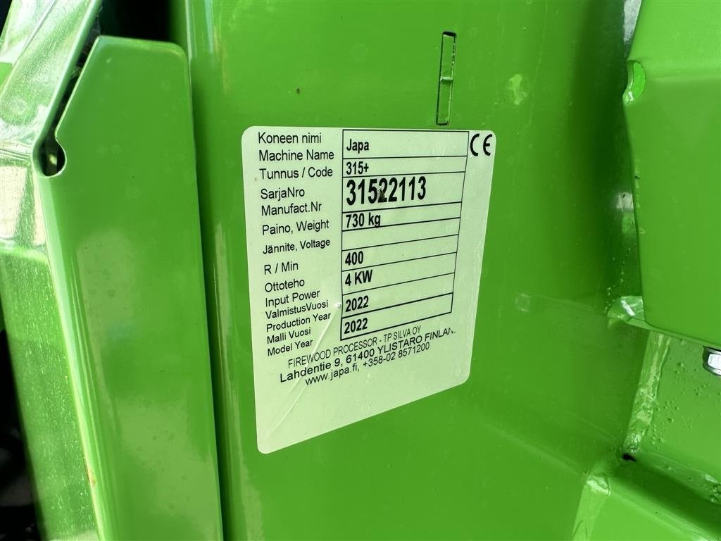 Sonstige Forsttechnik типа Japa JAPA / AVANT, Gebrauchtmaschine в Holstebro (Фотография 13)