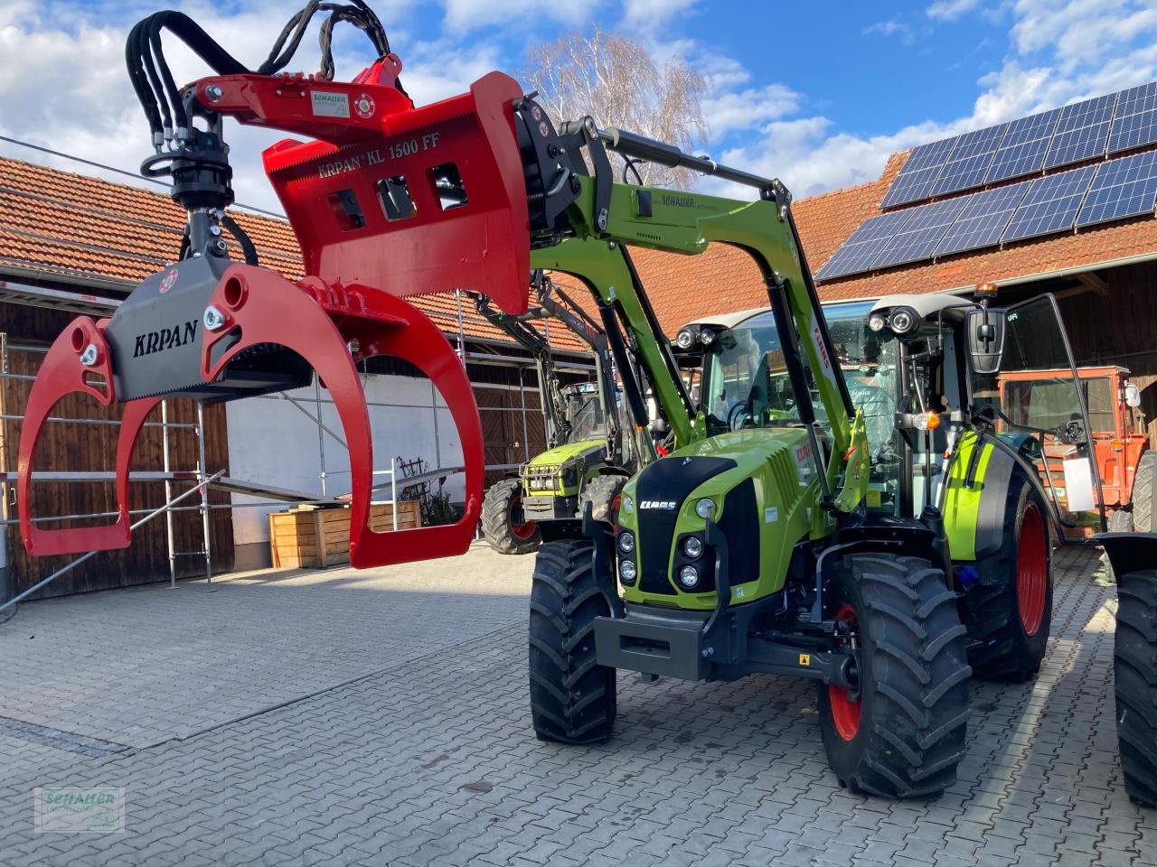 Sonstige Forsttechnik Türe ait Krpan Holz Verladezange KL 1500FF Forstzange f. Euro- und Dreipunktaufnahme, Neumaschine içinde Geiselhöring (resim 8)